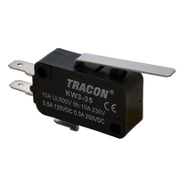 Tracon Helyzetkapcsoló, mikro, rugószáras, KW3-35