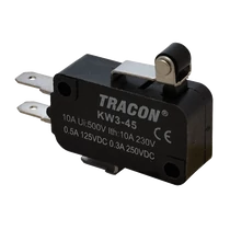 Tracon Helyzetkapcsoló, mikro, karos-görgős, KW3-45