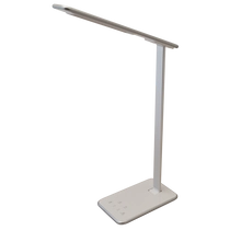 Tracon LALUSB10W LED asztali lámpa, szabályozható fényerő és színhőmérséklet, USB töltő