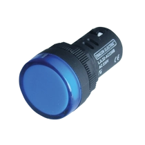 Tracon LED-es jelzőlámpa, kék, LJL22-BC