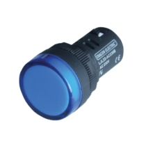 Tracon LED-es jelzőlámpa, kék, LJL22-ACDC24B
