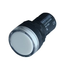 Tracon LED-es jelzőlámpa, fehér, LJL22-ACDC24W