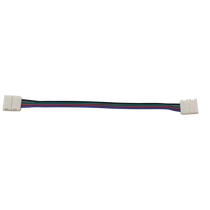 Tracon Forrasztás nélk. gyorscsatl. RGB LED szalagokhoz 15 cm vez., LSZTCRGB