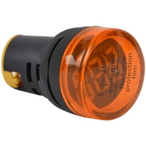 Tracon Feszültségmérő, LED jelzőfény, sárga, NYG3-VY