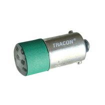Tracon LED-es jelzőizzó, zöld, NYGL-ACDC24G