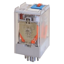 Tracon Ipari teljesítmény relé 2 váltóérintkező 10A-es 110V-os DC, RT08-110DC