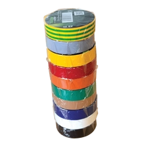 Tracon  SZIG-SET10-15 Szigetelőszalag válogatáskülönböző színekben 10 db/cs