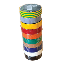Tracon  SZIG-SET20 Szigetelőszalag válogatáskülönböző színekben 10 db/cs