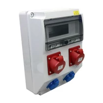 Tracon ipari doboz szerelt, vezeték nélkül, 6X(2P+F) dugalj, IP44, TDB15-12M