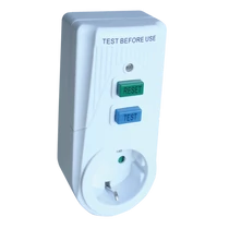 Tracon dugaljba dugható Áram-védőkapcsoló ( fi relé) adapter, oldalsó védőérintkezővel, TFGA-1