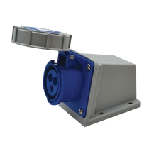 Tracon Fali ipari csatlakozóaljzat 16A-es 250V-os (2P+E) IP67, TICS-1132