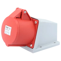 Tracon Fali ipari csatlakozóaljzat 32A, 400V, (3P+N+E) IP44, TICS-125