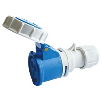 Tracon Ipari lengőaljzat 16A-es 230V-os (2P+E) IP67, TICS-2132H