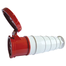 Tracon Ipari lengőaljzat 125A-es 400V-os (3P+E) IP67, TICS-244