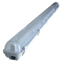 Tracon Védett lámpatest LED csövekhez, egyoldalas betáp, TLFVLED106