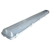 Tracon  TLFVLED215 Védett lámpatest LED csövekhez, egyoldalas betáp