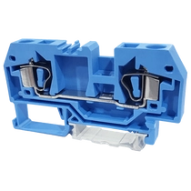 Tracon Nullavezető, sínre szerelhető sorkapocs, rugós, kék, TSKC6-K