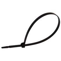 Tracon kábelkötegelő, UV-álló, fémnyelves, fekete, TU140
