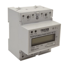 Tracon  TVO-F1-CT LCD kijelzésű egyfázisú áramváltós fogyasztásmérő