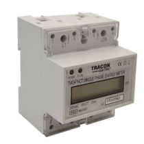 Tracon  TVO-F1-CT LCD kijelzésű egyfázisú áramváltós fogyasztásmérő