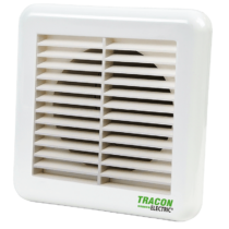 Tracon kültéri fix zsalu ráccsal fürdőszoba ventilátorhoz, VFS100