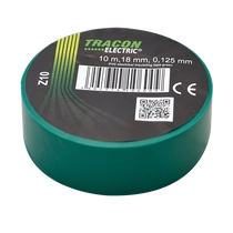 Tracon  Z10 Szigetelőszalag, zöld