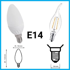 E14 LED izzó