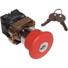 Reteszelt gombafejű nyomógomb