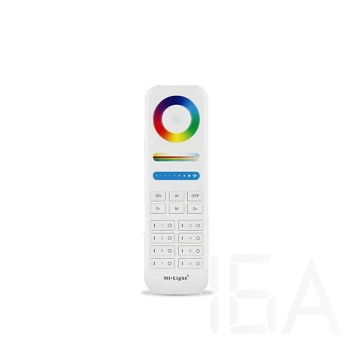 Mi-Light 8 zónás távirányító az 5 in 1 RF (WiFi) LED vezérlő egységhez RGB+RGBW+WW/CW+CCT+Dimmer Touch távirányító, CON 782 2982