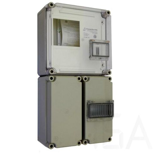 Csatári Plast PVT 3030 FO 1x6 ÁK Fogyasztásmérő szekrény 1 fázis 1mérő fogadó+6ák