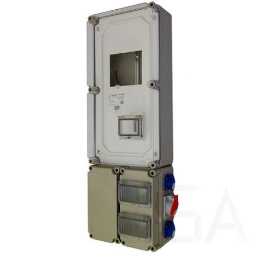 Csatári Plast PVT 3060 FO 2x6 ÁK – D Fogyasztásmérő szekrény 3f 1mérős+dugalj