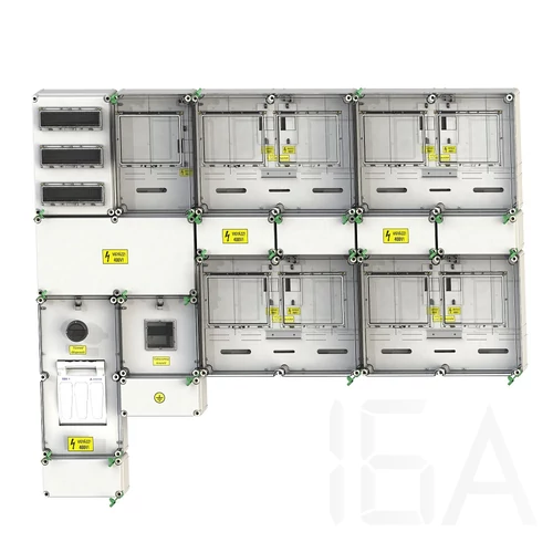 Csatári Plast PVTCS 2-4+KFM fogyasztásmérő szekrény