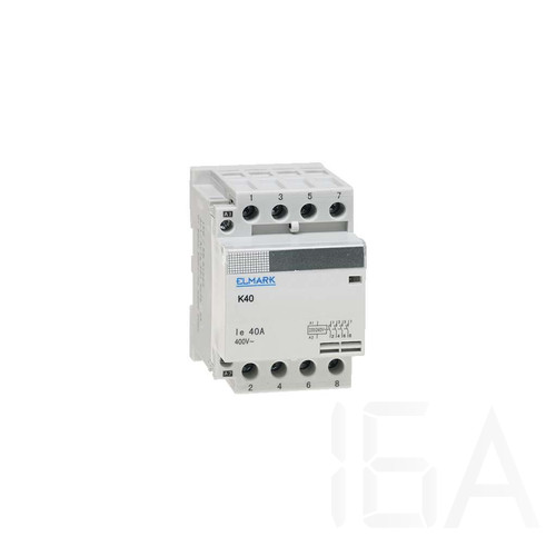 Elmark Moduláris kontaktor K40 25A 230V 2NO+2NC, 23410