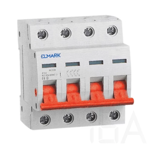 Elmark Szakaszoló kapcsoló, 4P 125A, 41945