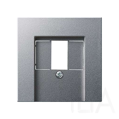 Gira USB fedlap System 55 alumínium, 027626