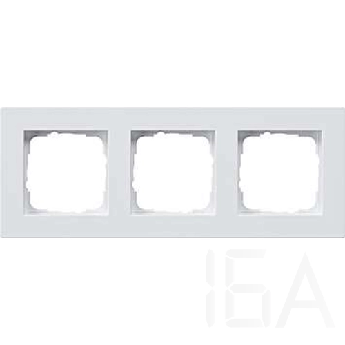 Gira E2, 3-as keret lapos szerelési mód, fehér, 213295