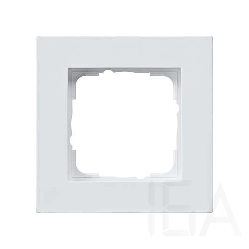 Gira E2, 1-es keret lapos szerelési mód, matt fehér, 211225