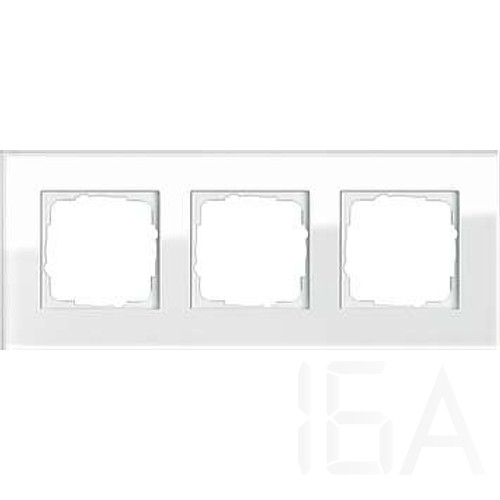 Gira Esprit Üveg 3-as keret, fehér, 021312