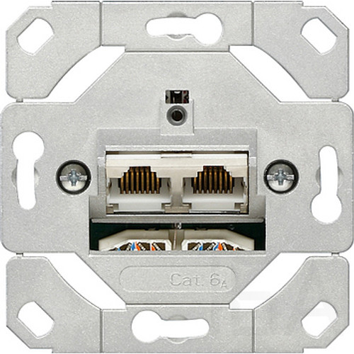Gira Hál. aljzat 2-es. Cat.6A IEEE 802.3an Betét, 245200