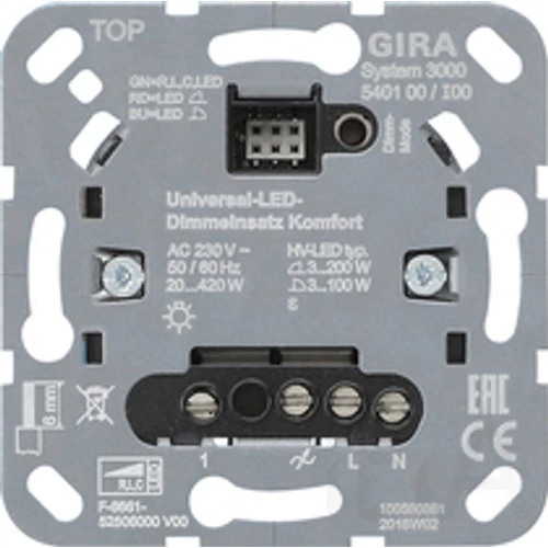 Gira Univerzális LED dimmer betét, System 3000, 540100