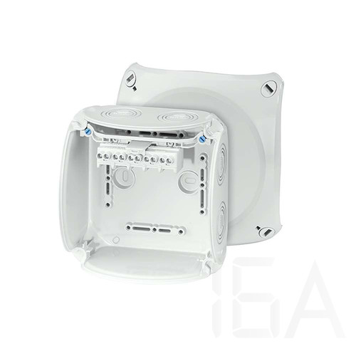 Hensel KF 0604 G Időjárásálló kábelösszekötő doboz, szürke 130x130x77mm