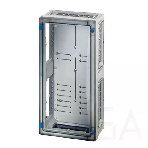 Hensel FP 2312 fogyasztásmérő szekrény átlátszó ajtóval, beépített mérőkereszttel és mérőrögzítő csavarokkal, 2 mérőhöz, 4 db szekrényösszekötővel