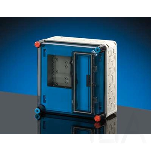 Hensel Mi 72203-0 fogyasztásmérő szekrény 1 fázisú 1mérős kék lappal csapfedéllel
