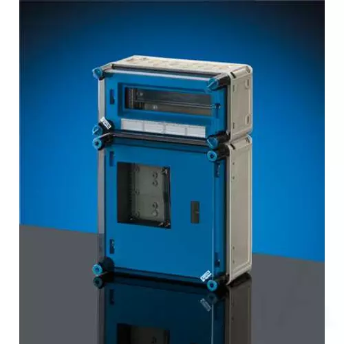 Hensel Mi 72211S-0 1 fázisú fogyasztásmérő szekrény alméréshez, belső plombálási lehetőség, automatadobozzal 1x12x18mm osztásegységig, levehető fedéllel, kábelbevezetés 1 oldalról