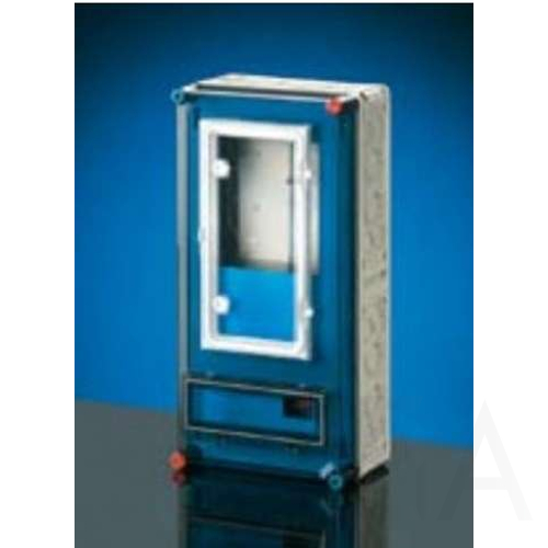Hensel Mi 72433S-0 Fogyasztásmérő szekrény 3 fázisú 1mérős kék lappal ajtó+csapfedél kártyás