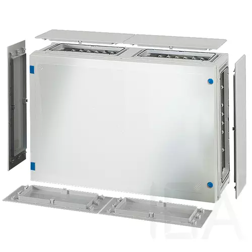 Hensel FP 0421 üres szekrény teli ajtóval, 6 db szekrényösszekötővel, zárólap készlettel, IP65