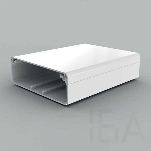 Kopos szerelvényezhető kábelcsatorna, 120x40mm-es, műanyag, fehér, EKD 120X40 HD