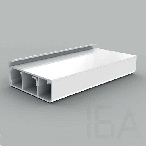Kopos padlószegélycsatorna, 80X25mm-es, műanyag, fehér, LPK 80X25 HD