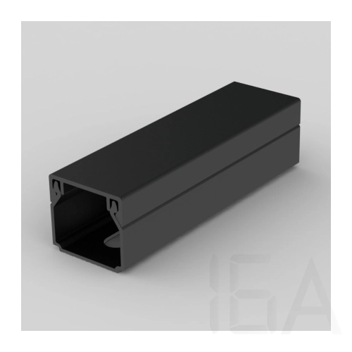Kopos mini színes kábelcsatorna, 20x20mm-es, fekete színű, UV-stabil, LHD 20x20 FD