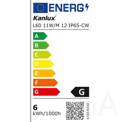Kanlux LED szalag, L60 11W/M, 12IP65-CW
